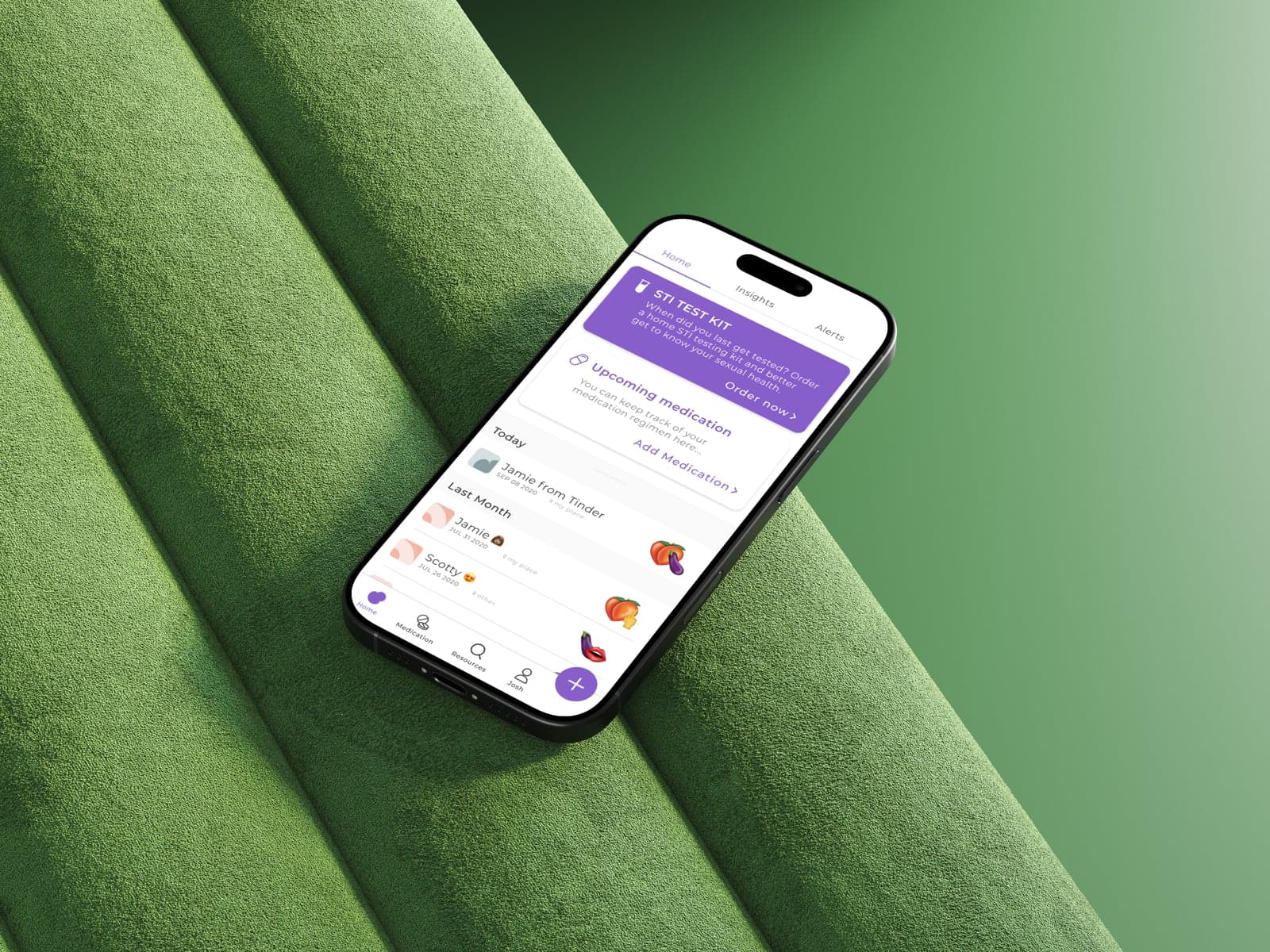 LVNDR — STI test kit reminder